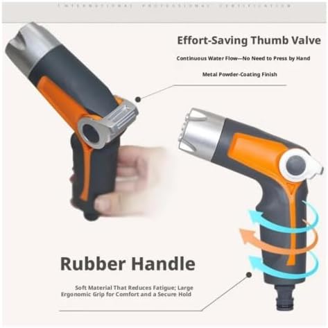 4 Modes Garden Hose Nozzle, Thumb Control - Image 3