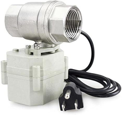 1/2" DN15 110-230VAC Normally Open CF8/Stainless Steel 304 Motorized Electrical Ball Valve With U.S. Plug (1/2 Inch, Normally Open) - Image 2