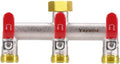 3 Way Garden Hose Splitter,3/4" GHT Water Spigot Splitter (Red) by Yayamz