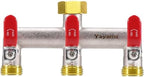 3 Way Garden Hose Splitter,3/4" GHT Water Spigot Splitter (Red) by Yayamz