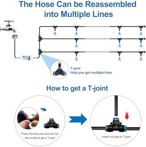 Misters for Outside Patio,80FT|24M.Outdoor Misting Cooling System - Image 5