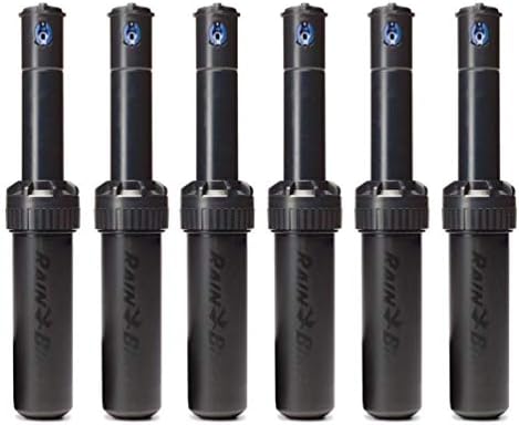 Rain-bird 5000 Series Rotor Sprinkler Head - 5004 PC Model, Adjustable 40-360 Degree Part-Circle, 4 Inch Pop-Up Lawn Sprayer Irrigation System - 25 to 50 Feet Water Spray Distance (Y54007) (6 Pack) - Image 2