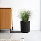 Veradek Demi Series Planter - Large Round Outdoor Planter - Image 5