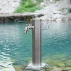 Outdoor Veal Garden Water Column with Faucet - Antifreeze Floor Mount Tap for Patio & Backyard, Perfect for Villas, Parks, and Outdoor Spaces by Unknown