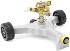 RESTMO Heavy Duty Full Metal Impact Sprinkler with Wheeled Base by Restmo