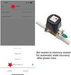 Ufairy WiFi Universal Ball Valve Smart Water Shutoff Manipulator Domotique Controller Compatible with Alexa Google No Hub Required Works 2.4 GHz only, Black, 5.26*4.8*3.7in, (GR-W-105N) - Image 5