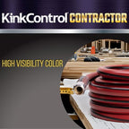 Kink Control Contractor Grade Hose with High Burst Strength, Spring Coil and Crush Resistant Couplings, Made in the USA 3/4 x 50 ft - Image 3