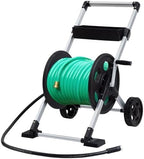 Liberty Garden 304 Explorer Two Wheel Hose Reel Cart, Aluminum, Holds 250-feet of 5/8" Hose, Silver/Black - Image 3