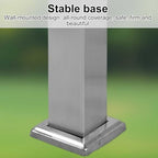 Stainless Steel Freestanding Vertical Garden Water Column, 24in Outdoor Antifreeze Faucet with Hose Holder for Garden, Farm, and Pasture Use - Image 4