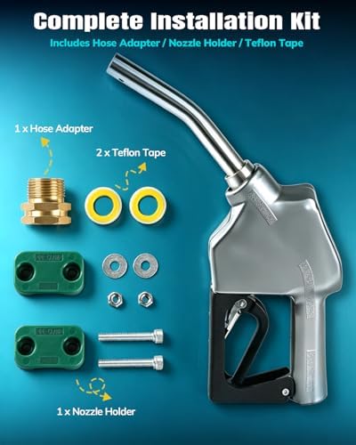Auto Shut-Off Water Nozzle Kit for Stock Tank – Automatic Livestock Waterer Valve Prevents Overflow, Fits Horse, Cattle, Goat Farm Water Troughs with Nozzle Holder - Image 5
