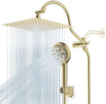 Hibbent All Metal High Pressure Rainfall 12'' Shower Head with Handheld by Hibbent