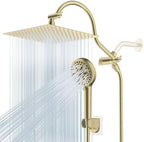 Hibbent All Metal High Pressure Rainfall 12'' Shower Head with Handheld by Hibbent