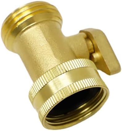 OAkita Garden Hose Connector, 2-Piece 3/4 in. Heavy-Duty Solid Brass Garden Hose shutoff Valve with 4 Extra Rubber washers - Image 6