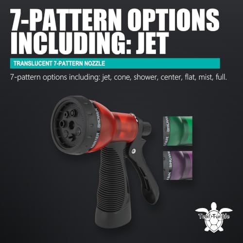 Teal Turtle Translucent 7-Pattern Nozzle, 6-Pack - Image 5