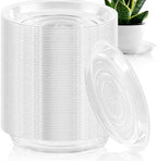 80 Pack 12 Inch Plant Saucer Clear Plant Saucers for Outdoors Plants Drip Trays Extra Large Pot Saucer No Holes Pot Saucers Planter Trays for Outdoor Plants Bulk Plastic Tray for Flower, Potted Tree by UltraOutlet
