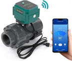 U.S. Solid 1-1/2" Smart WiFi UPVC Motorized Ball Valve, Automatic Water Shutoff, App Remote Control with Real-Time Status Feedback, IP65 Water-Resistant, 5V DC USB Powered - Image 2