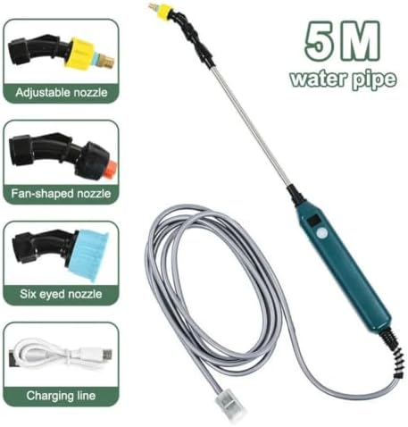 Battery Powered Sprayer Wand Telescopic 23.6in (5m) Rechargeable Electric - Image 2