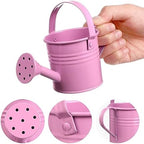6PCS Kids Metal Watering Can Indoor Plants Small Watering Can for Indoor Plants Mini Gardening Tool Tiny Kettle for Gardening - Image 6