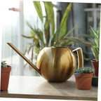 TOYANDONA 1000ml Stainless Steel Watering Can Long Spout Ball Shape for Indoor Outdoor Plants Succulent Gardening Tool Golden - Image 3