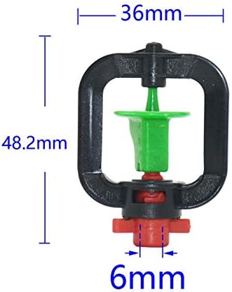 360 Degree Rotating Mist Nozzle Garden Sprinkler Refraction 100 Pack - Image 6