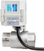 3/4 inch DN20 110-230VAC Normally Open Stainless Steel 304/CF8 Motorized Electrical Ball Valve With U.S. Plug - Image 4