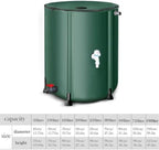 Collapsible Rainwater Barrel Water Tank, Reinforced Water Collection Barrel - Image 2