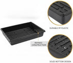 Plant Germination Trays, 10-Pack Solid Bottom Seedling Trays for Indoor Gardening and Bottom Watering, 17.3 x 11.4 Inches (Set of 10) - Image 6