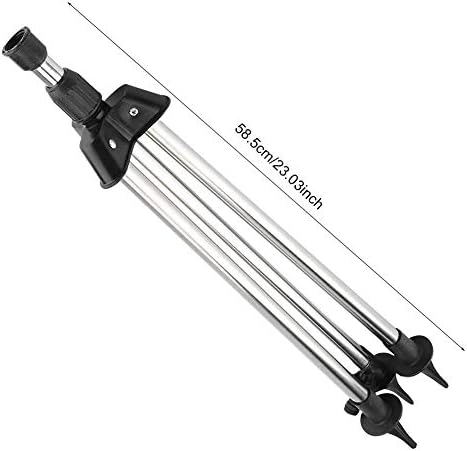 Automatic Impact Sprinkler on Tripod Base Lawn Sprinkler 360 Degree Rotating Adjustable Garden Watering System Stainless Steel Ground Insert Zinc Sprinkler for Yard Grass - Image 7