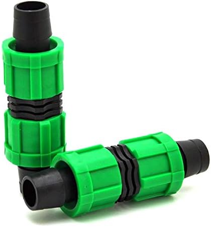 (100-Pack) Drip Irrigation Couplings for Tubing 1/2" Universal Perma Connector Barbed Locking Fitting - Fits All Brands 16-17mm Drip Tape & Tubing (100, Coupling) - Image 2