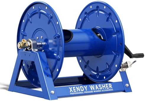 Pressure Washer Hose Reel 350FT x 3/8" or 455FTx1/4” by XENDYWASHER