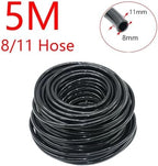 Garden supplies Garden Watering Hose 4/7mm 8/11mm 9/12mm PVC Micro Irrigation Pipe Drip Irrigation Tubing Sprinkler for Lawn Balcony Nozzle(PURPLE) - Image 2