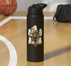 Plant Halloween Ghosts Watering Houseplant Lover Gift Stainless Steel Insulated Water Bottle - Image 7