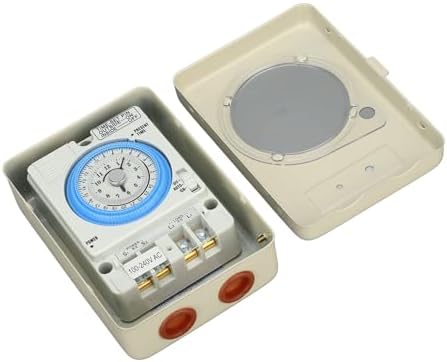 Mechanical Water Heater Timer for Industrial Commercial Residential Use Heavy Duty Lighting and Appliance Timer Switch with Manual Override by ViaGasaFamido