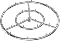 Skyflame 24-Inch Round Stainless Steel Fire Pit Jet Burner Ring by Skyflame