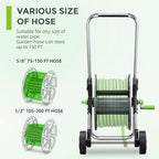 Garden Hose Reel Cart, Holds 75-150 Feet of 5/8" Hose - Image 4