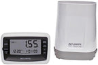 AcuRite Wireless Digital Rain Gauge with Self-Emptying Collector with Rainfall History, Alerts, and Current Date and Time (00899), Multicolor by AcuRite
