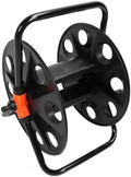 Diyeeni Garden Hose Reel, Freestanding Retractable 164ft Heavy Duty Metal Water Hose Reel Holder for Outside, Rustproof Iron & ABS Patio Water Organizer for Garden Lawn Yard by Diyeeni
