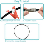 1/4" OD High Pressure Nylon Tubing for Outdoor Misting System 65.6ft/20m Misting Line for Patio Patio Mister for Cooling Water Mister Hose for Umbrella (0.157" ID) - Image 4