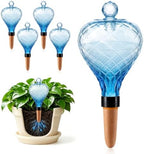 4 Pack 17 oz Large Plant Self Watering Globes to 2 Weeks Watering, Blue by Unknown