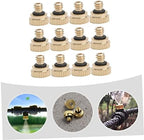 BESPORTBLE 120pcs Low Pressure Misting Nozzle Brass Atomizing Sprayers for Outdoor Cooling Greenhouse Irrigation and Landscape Watering - Image 2