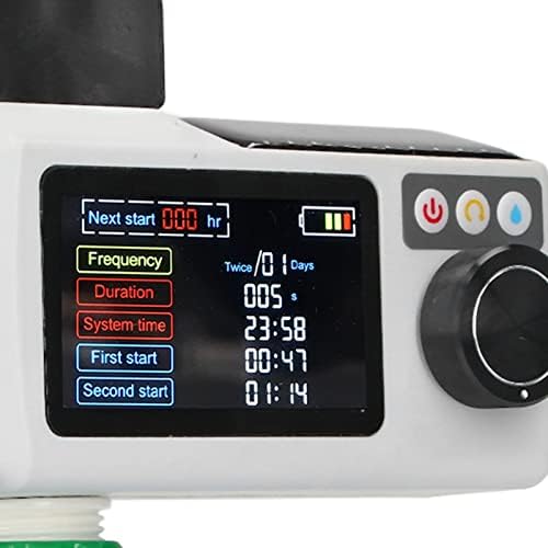 Solar Irrigation Timer, Digital Automatic Water Hose Timer for Garden | Rugged IP68 Weatherproof Build, Gold Plated Rain Detection , Solar Powered NiMH Battery Lasts Years, Drip Micro Spray - Image 7