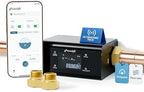 Frizzlife LP365-P Smart Water Monitor and Automatic Shutoff - 0.01 GPM Ultrasonic Micro Leak Detection, Wi-Fi / APP Control, Pressure+Flow Monitoring, 24/7 Water Usage Reports, Fits 3/4" and 1" by FRIZZLIFE