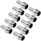 10pcs Stainless Steel Hose Barb Fitting 3/4" Barb to 3/4" NPT Male by Kozelo