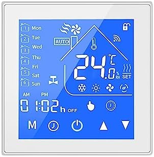 Smart Life WiFi Heating Water/Gas Boiler Electric Floor Room Temperature Controller Heating and Hot Water Boost (WiFi Water Heating) by Unknown