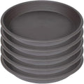 5 Pack of 14 inch Plant Saucer, Large Plant Tray, Heavy Sturdy Plant Drainage Tray for Indoors, Bird Bath Bowls, Sturdy Plastic Pot Tray for Planter (Brown) by Unknown
