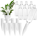 Ziliny 8 Sets Terracotta Plant Watering Spikes with Bottles by Ziliny