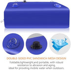 Foldable Portable Water Storage Bladder - 105 Gallon Large Water Tank with 3/4" PVC Spigot and Hose Kit for Camping, Garden, Emergency - Image 3