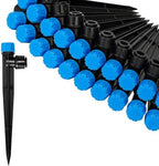 MIXC 100Pcs Drip Irrigation Emitters, Quick Push-to-Fit Connect Drip Stream by MIXC
