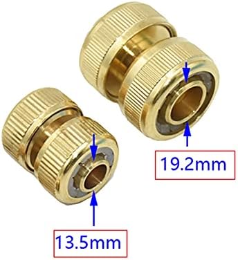 Hose Connector Adapter 5pc 1/2 3/4 Inch Hose Repair Joint Brass 12mm/16mm Hose Joint Garden Greenhouse Water Pipe Adapter (Color : 3I4) - Image 4