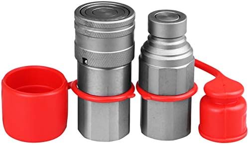 3/4" SAE Skid Steer Bobcat Flat Face Hydraulic Quick Connect Couplers by Unknown